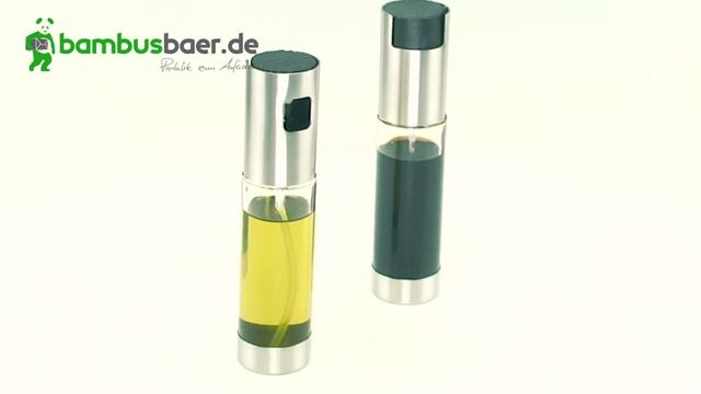 Großes Öl Essigsprüherset aus Glas 3D Ansicht