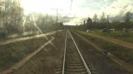 От Выборга до Финской границы в кабине машиниста поезда Train driver`s view