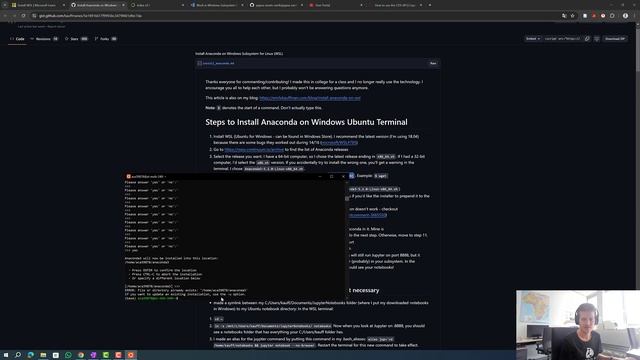 Setup WSL2 + Anaconda + VS Code for Windows (in order to run PyPSA-Earth)