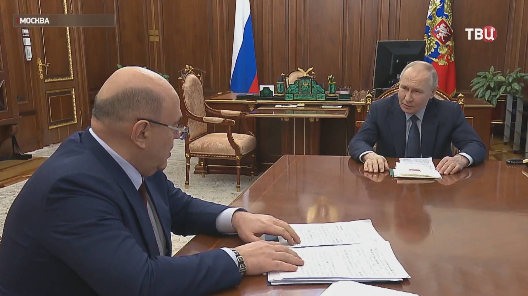 Мишустин доложил Путину о номинальном объеме ВВП России / События на ТВЦ