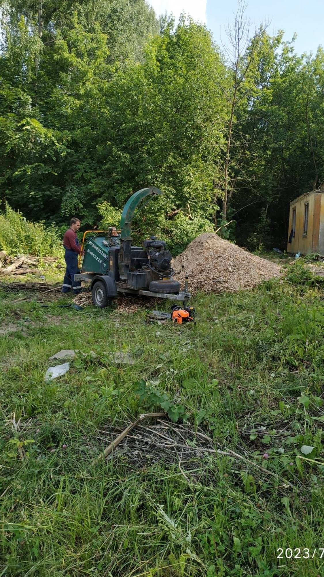 Аренда измельчителя веток Laski LS 150/27 | Аренда станков