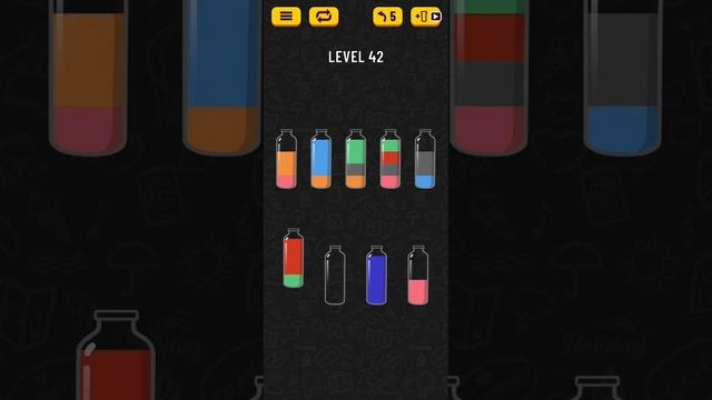 Water Sort Puzzle Level 42 WalkThrough Solution Gameplay | Fazie Gamer