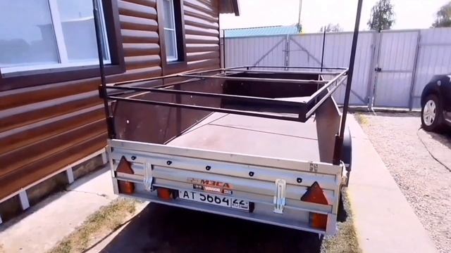 ПРИЦЕП ТРАНСФОРМЕР ДЛЯ ПЕРЕВОЗКИ ЛОДКИ ПВХ в СБОРЕ.