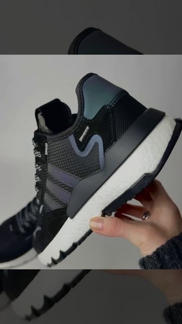 Rickstore.ru - распаковка Adidas Nite Jogger Black / White