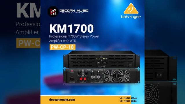 Behringer KM 1700 Power Amplifier: Unleashing Audio Power like Never Before #behringer #behringerum