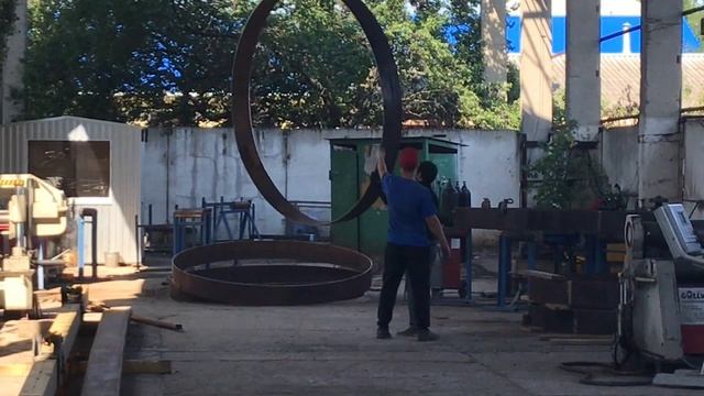 Сварка цилиндров из анкерного листа