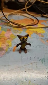 Енот танцует - Педро. ( Слеплен из пластилина. ) #Pedro #Педро