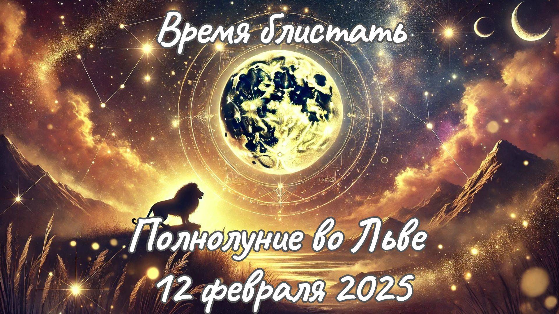 🌕ПОЛНОЛУНИЕ ВО ЛЬВЕ♌ВСЕ ЗНАКИ ЗОДИАКА