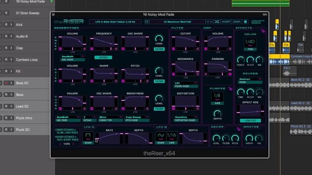 The Riser by Air Music Tech  Synthbased Transition Designer обзор VST плагина