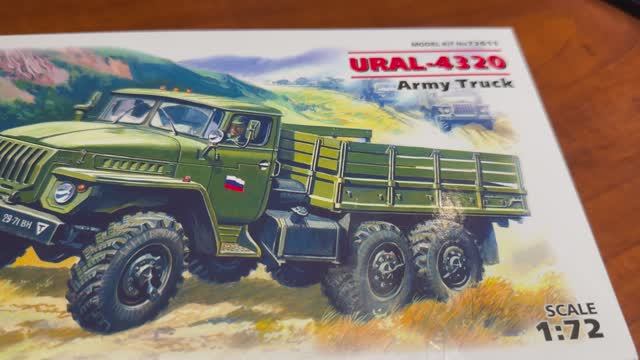 Урал 4320 моделирование масштаб 1/72