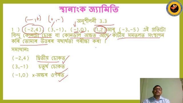 Co ordinate Geometry(Ex-3.3)Class 9 Mathematics By Mantu Saha স্হানাংক জ্যামিতি অনু-3.3 নৱম মান অসম