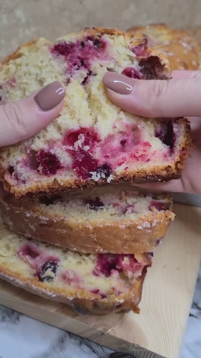 Кекс с ягодами 🍒❤️👍 #рецепт.mp4