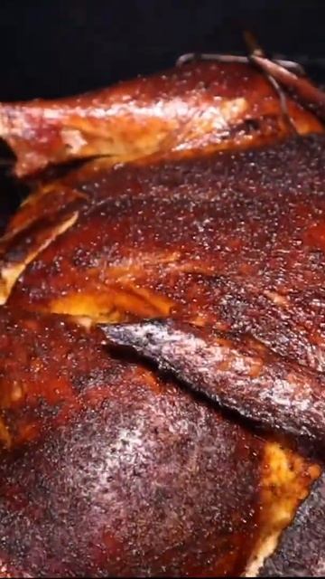 Smoked Spatchcock Turkey #shorts #short