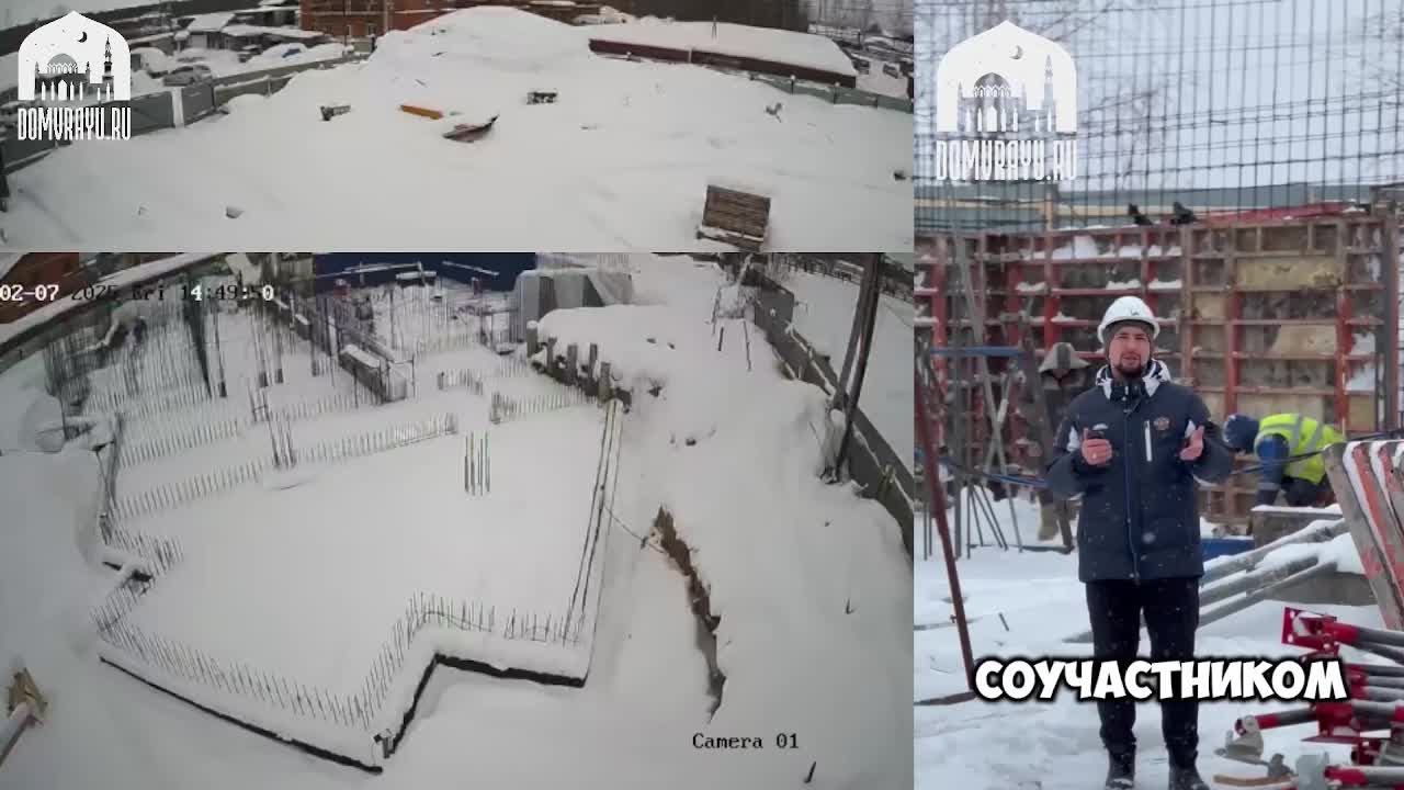 07,02.2025 - СТРОИТЕЛЬСТВО ПЕРВОЙ ДАЛЬНЕВОСТОЧНОЙ СОБОРНОЙ МЕЧЕТИ