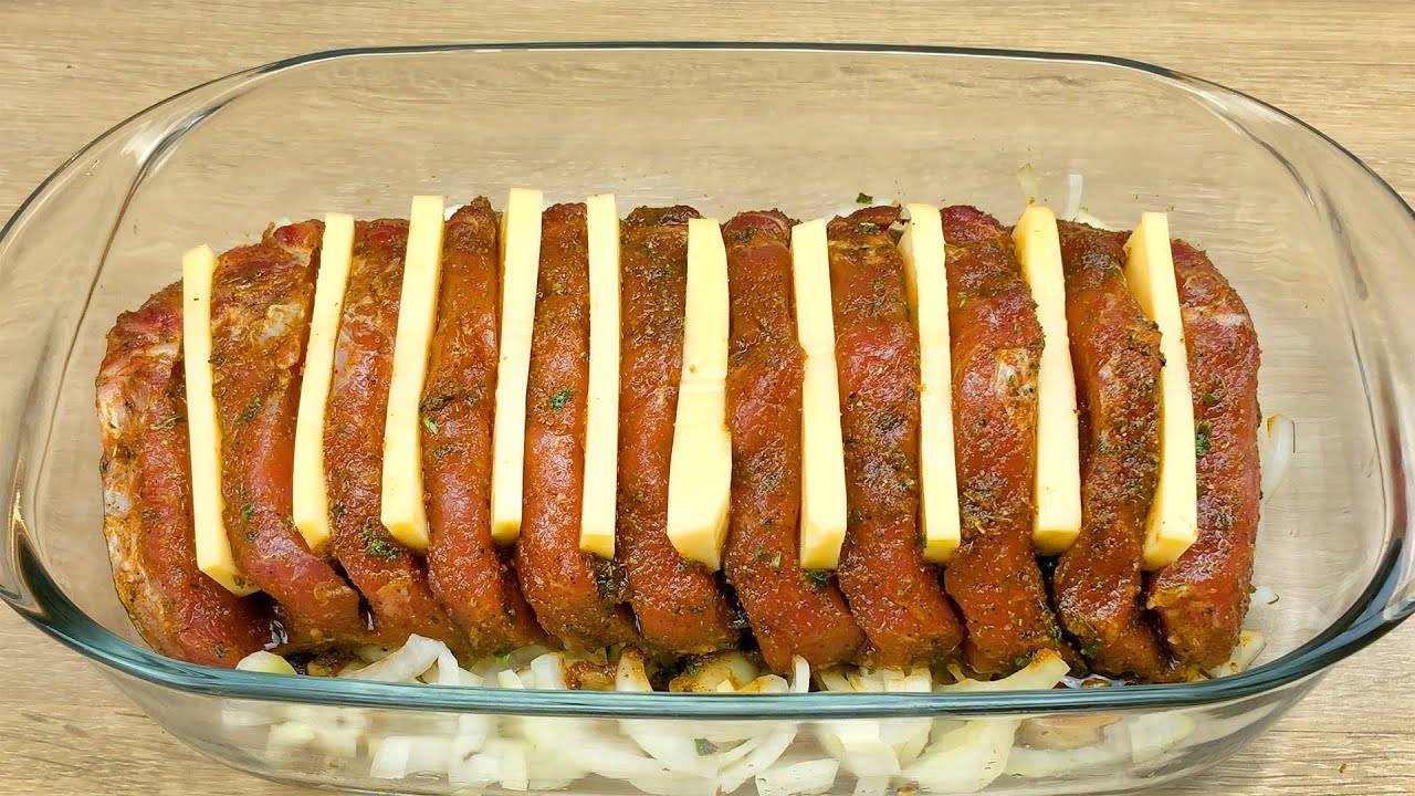 Рецепт вкусного мяса, замечательный ужин