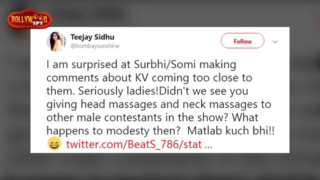 Teejay LASHESH OUT At Surbhi And Somi For DIRTY Allegations On Karanvir | Bigg Boss 12 Latest Updat