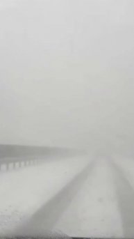 Снегопад в Свердловской области.