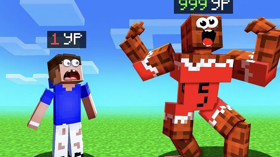 💪От СЛАБАКА до МУСКУЛИСТОГО КАЧКА за 24 Часа в Майнкрафт! Minecraft