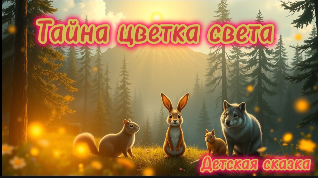 Сказка для детей - Тайна цветка света