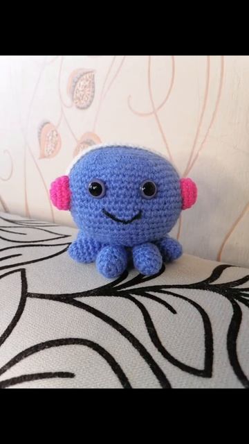 🐙Как вам такой осьминожек!?🐙 #Вязание #ВязаныйОсьминог #ВязанаяИгрушка #Осьминог