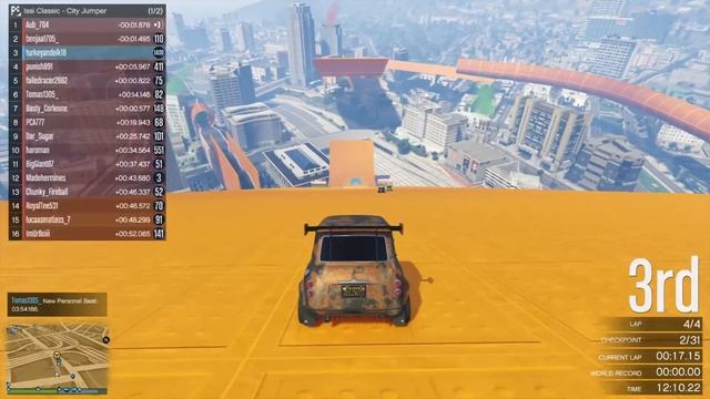 GTA V Online 3x $ & RP WENNIE ISSI CLASSIC INSANE RACES!!