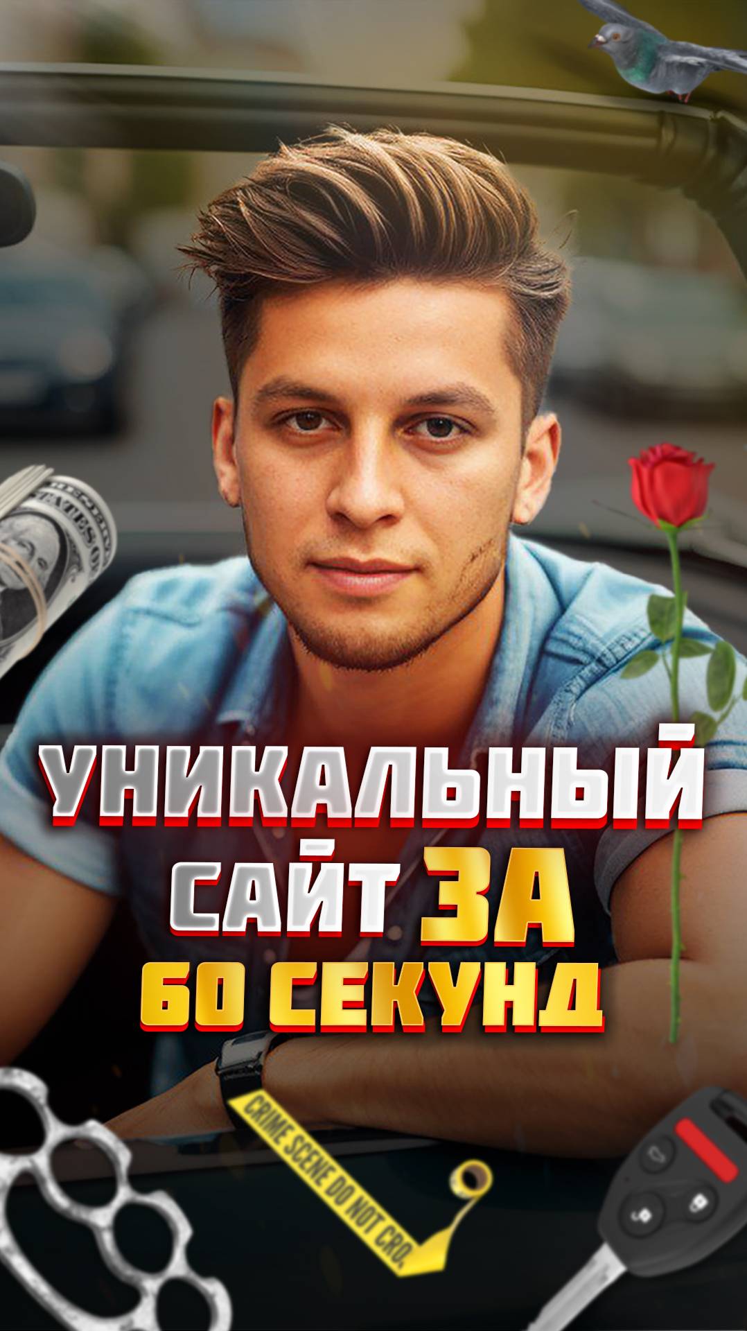 Уникальный сайт за 60 секунд