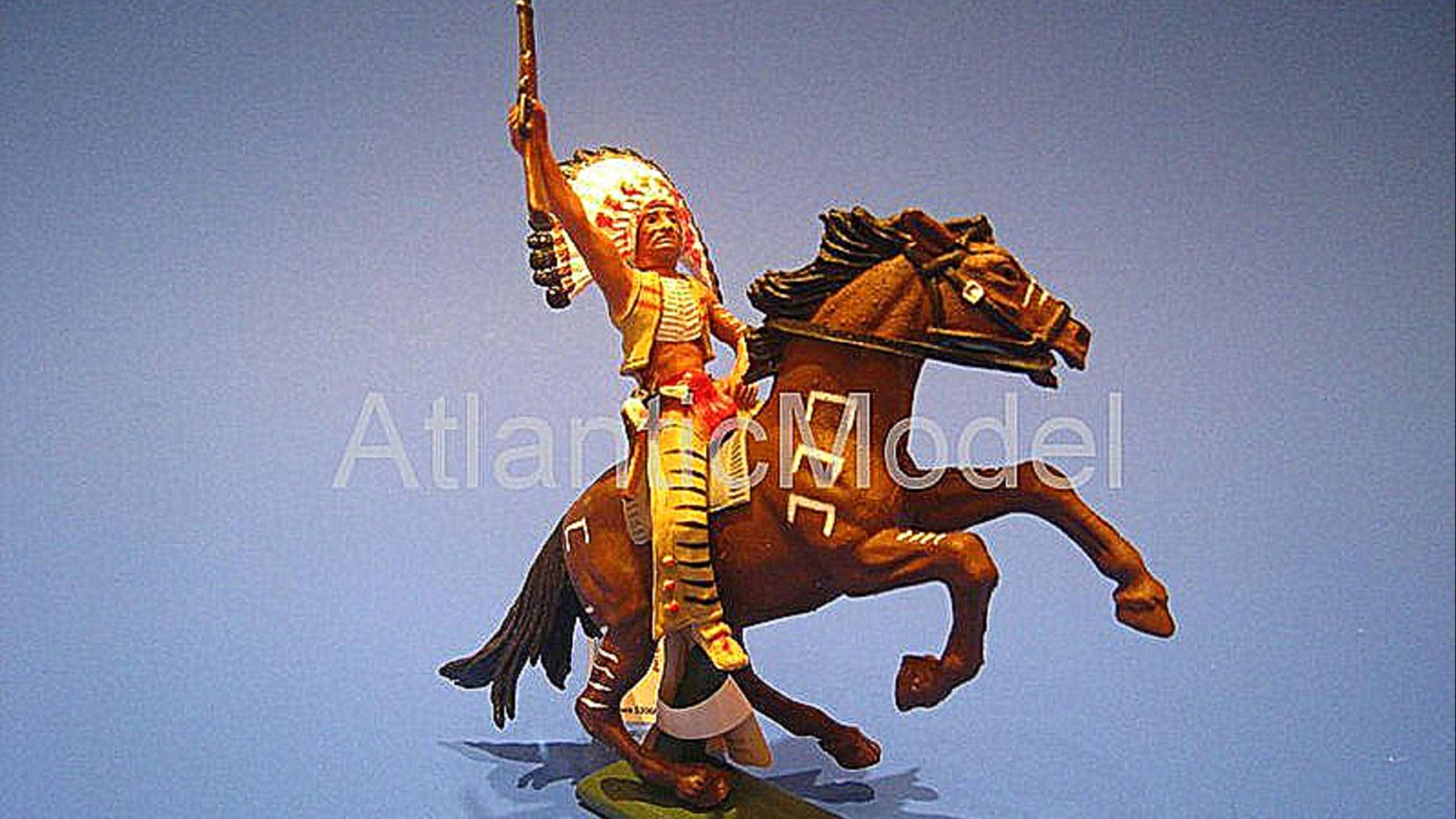 солдатики Britains конный индеец, вождь