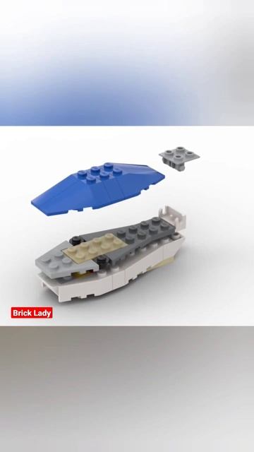 Что за морское чудовище из лего? #lego #tutorial #bricklady #fish #animals