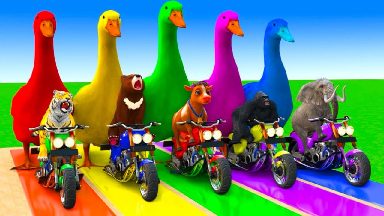 ЖИВОТНЫЕ|Яркие ЦВЕТА |
Животные для детей ¦ Учим Домашних Животных ¦ 3Д Анимация ¦ Учим Цвета