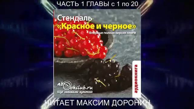 Стендаль "Красное и черное" (часть 1 главы с 1 по 20)