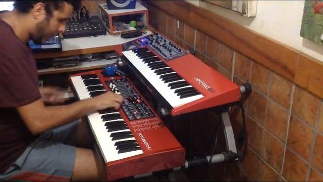 [DEMO] Nord Funk Jam - Nord Electro 4D and Nord Lead 2X