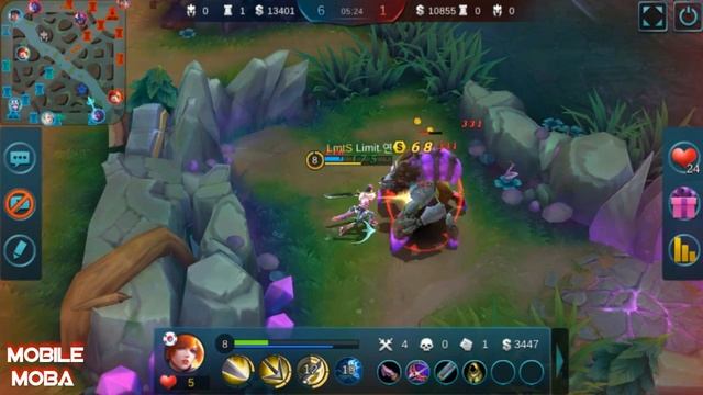 [World Rank 1 Fanny] Fanny Semi Tank Build Fanny Gameplay and Build by Limit.연