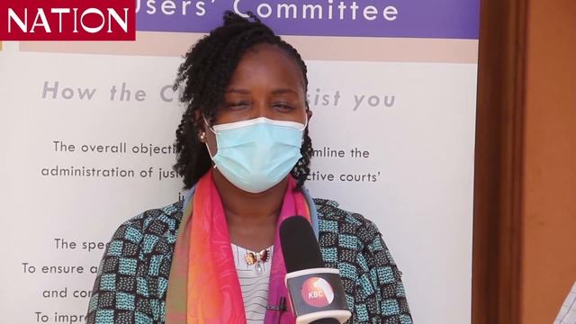 Ms Sylvia Yiantet explains the role of Court Users Committee