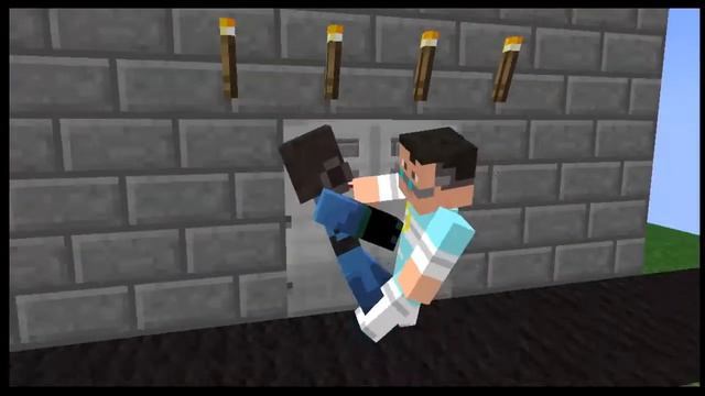 Minecraft animation/fight
