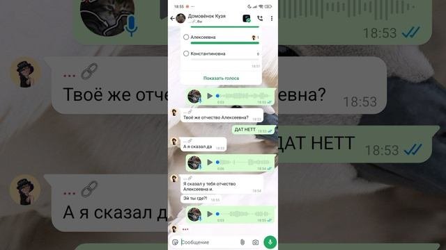 мне написал домоëнок Кузя/Я помогла Баку! /Маша мышь