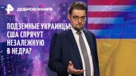 Украину спрячут под землю / Ялта 2.0: новый договор? / Золотой пейджер Трампу — угроза? /ДОБРОВЭФИРЕ