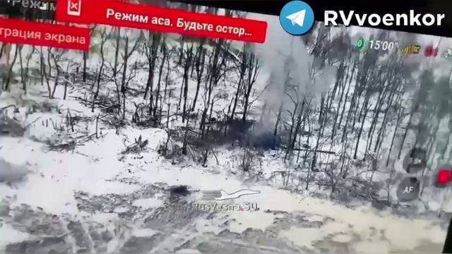 ‼️🇷🇺Бои на Курском фронте: 34-я бригада уничтожает зарывшихся в землю оккупантов и их позиции