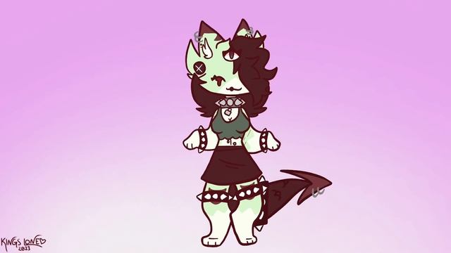 Psychic Dance Routine ❤️💚🔮 // First Toonsquid Animation!