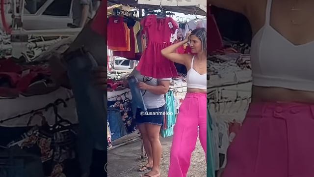 Comprando roupa pro São João