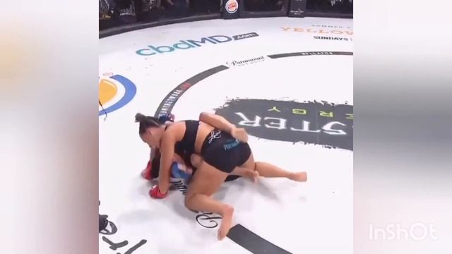 Valerie Loureda wins her 3rd Pro MMA fight against Tara Graff (Knockout)