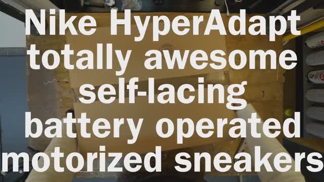 HYPERADAPT MOTORIZED SELF LACING Nike's