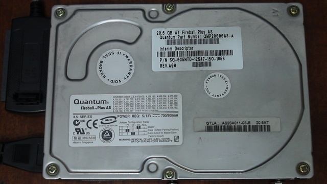 HDD Quantum 20 Gb
