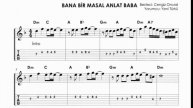 Bana Bir Masal Anlat Baba - Notaları | Süper Baba Dizi Müziği | Yan Flüt Solo