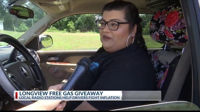 East Texas radio stations host free gas giveaway to help drivers fight inflation