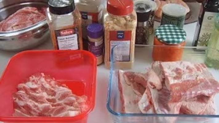 Мясо, рыба, креветки. Маринкины творинки. Всем МИРА и Добра!