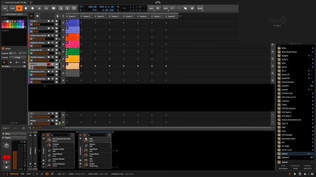 State Azure Berlin School Style Track (sketch) from Scratch in 12 minutes