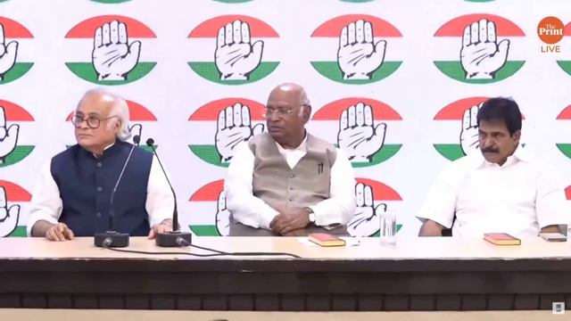 LIVE: Congress President Mallikarjun Kharge hosts press briefing
