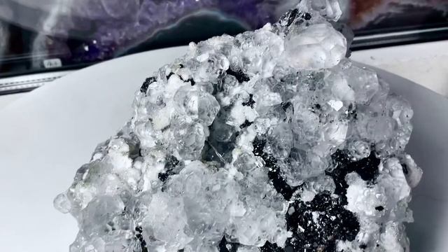 Друза флюорита, сфалерит, манганокальцит 1260г. Да
