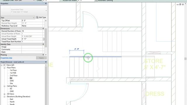 revit stair column section box x section etc