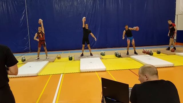 2021.06.06 Рывок гири 32 кг, 125 подъемов
